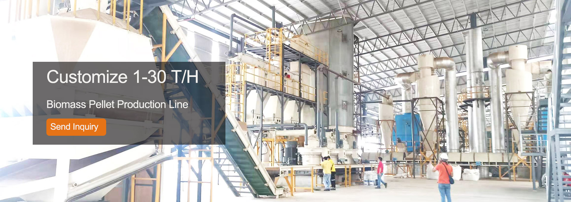 biomass wood pellet production line