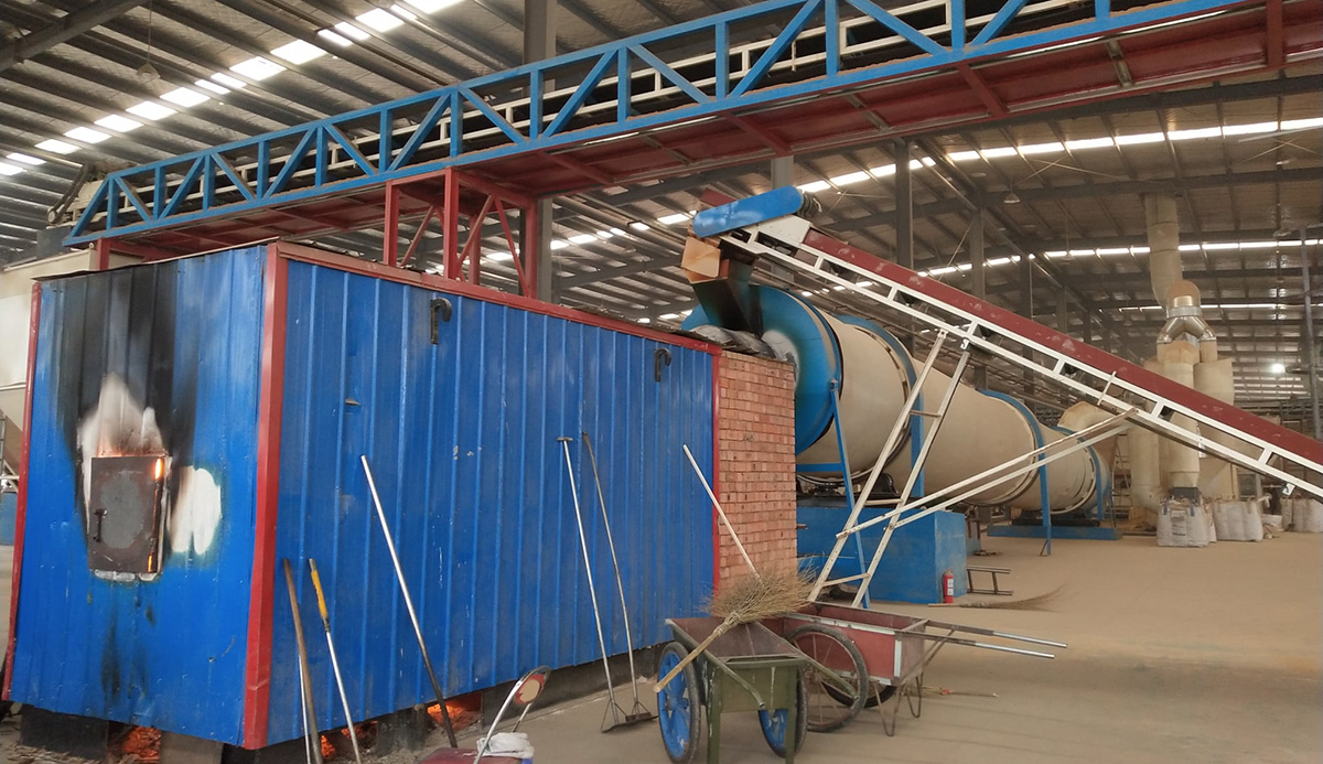 Biomass Rotary Dryer in China