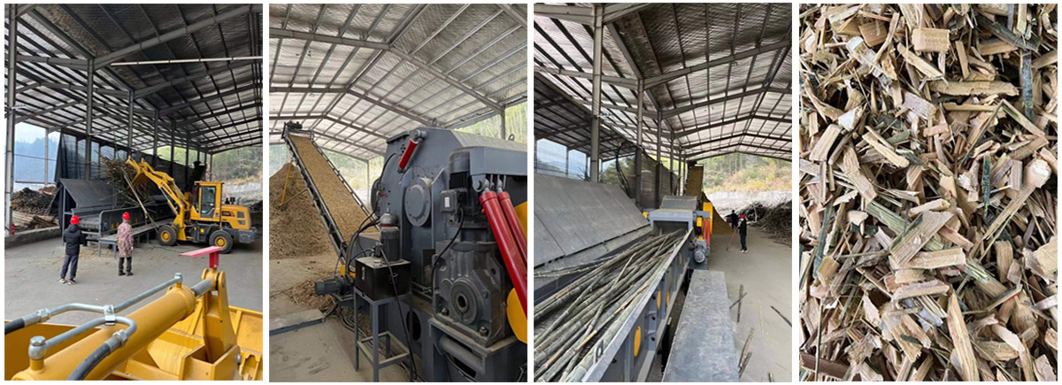 Bamboo Wood Chipper in China